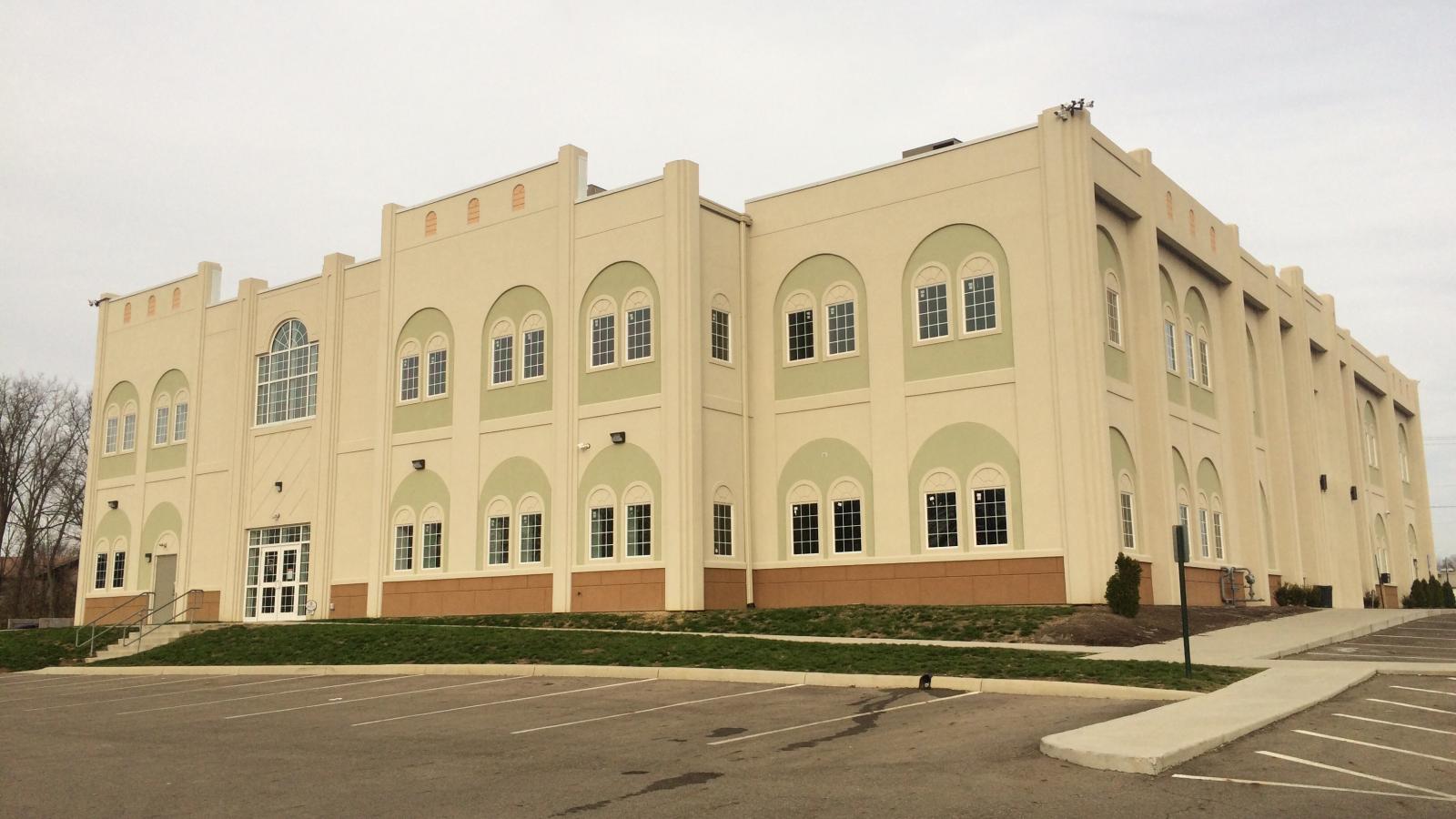 Masjid Abu Bakr As-Siddique Islamic Centre exterior on Industrial Mile Road in Columbus