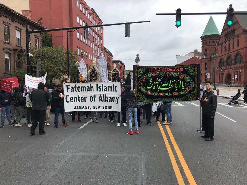 Al-Fatemah Islamic Center community procession in Albany, NY