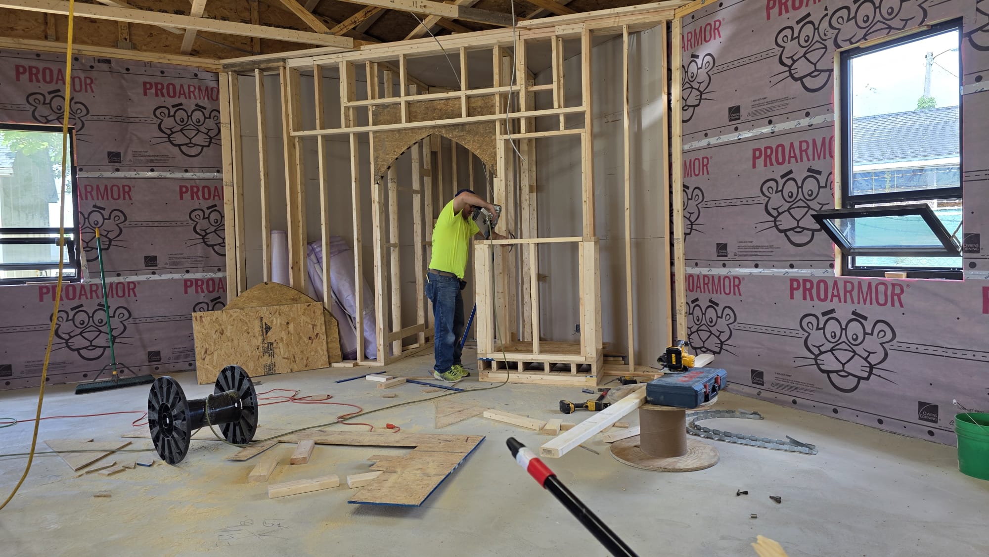 Anderson Islamic Center construction progress in Anderson, IN