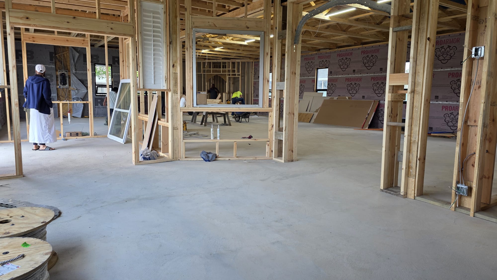 Anderson Islamic Center interior construction in Anderson, IN