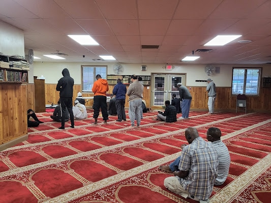 Prayer room at Masjid As-Salaamah in Columbus