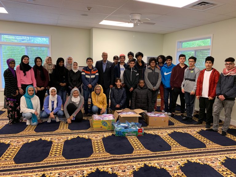 Student salat and Kaaba projects at Bilal Sunday School
