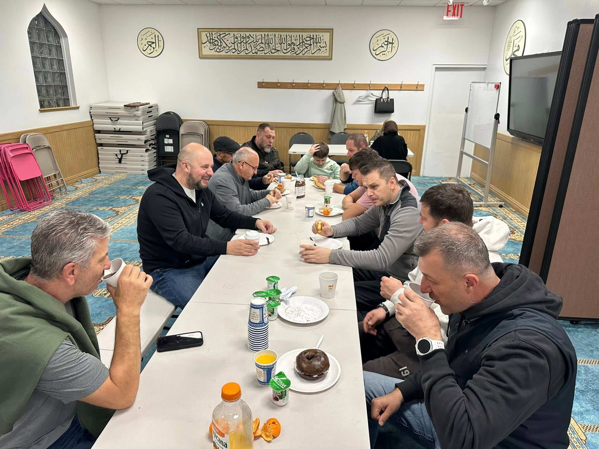 Bosnian Islamic Center of New York community food and zakat service photo from the official site