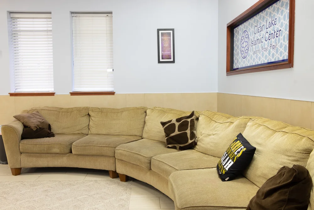 Clear Lake Islamic Center classroom and family seating area