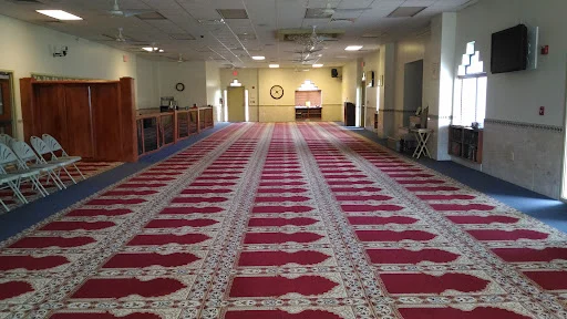 Dar Alnoor Islamic Community Center prayer hall in Manassas, VA