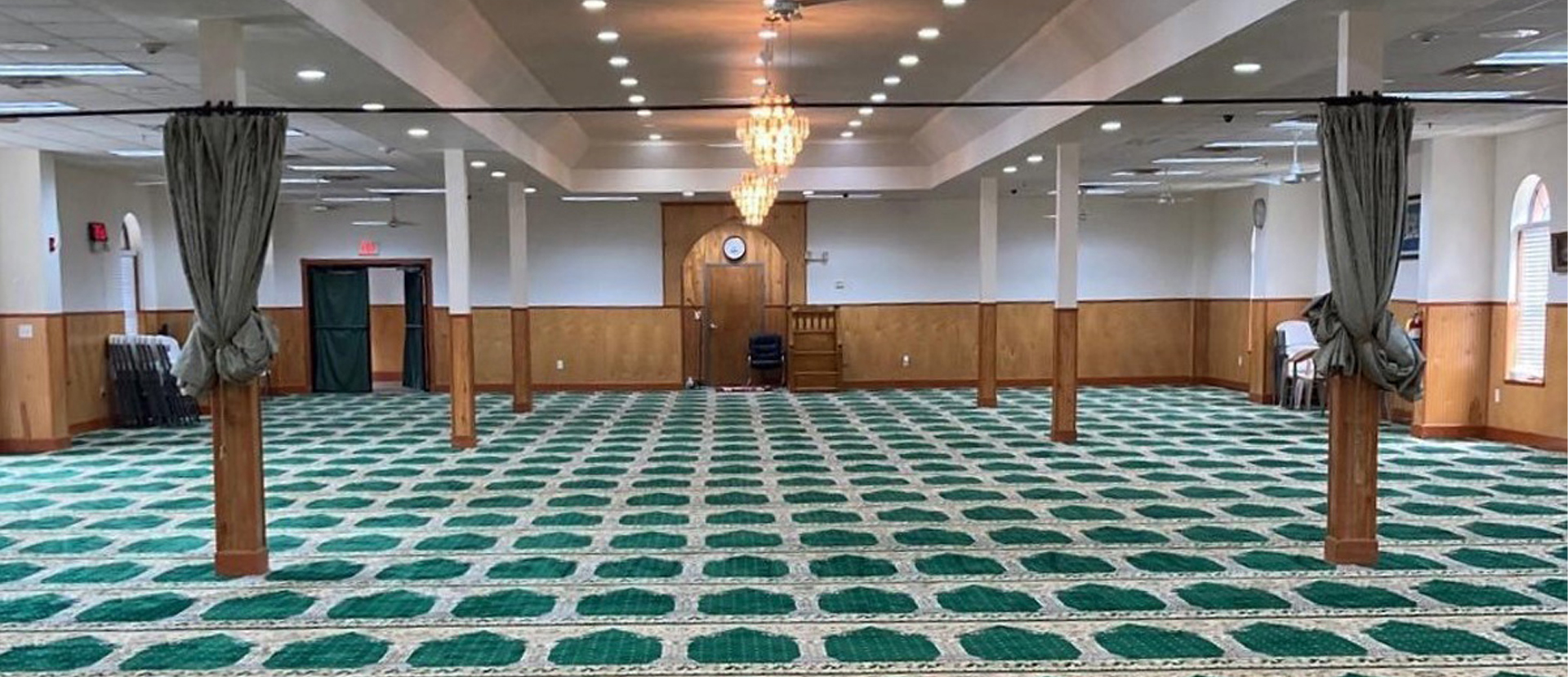 Georgia Islamic Institute prayer hall in Lawrenceville, GA