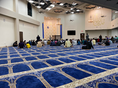 ISGH Masjid Al-Mustafa prayer hall in Houston