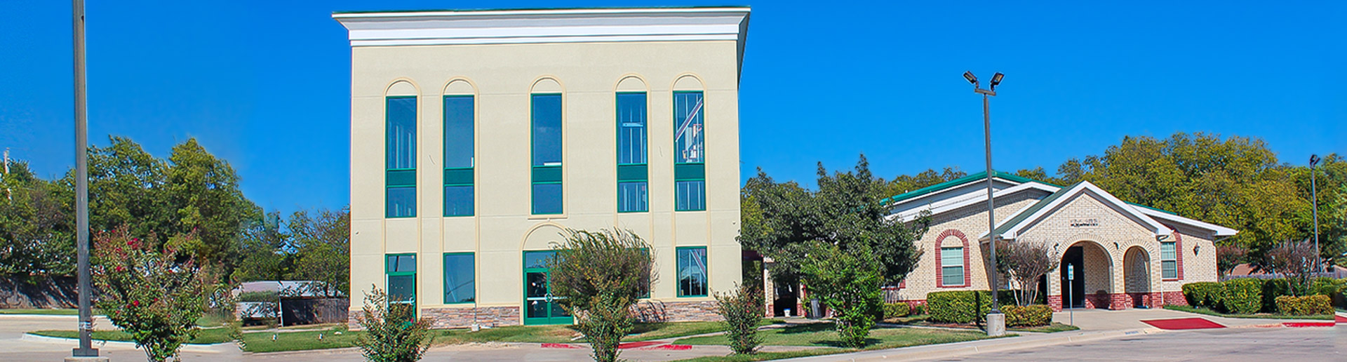 Exterior campus of Masjid Al Sahaabah in Watauga