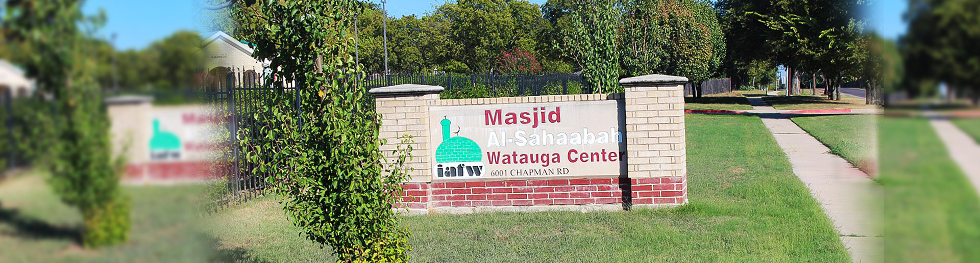 Masjid Al-Sahaabah Watauga Center sign