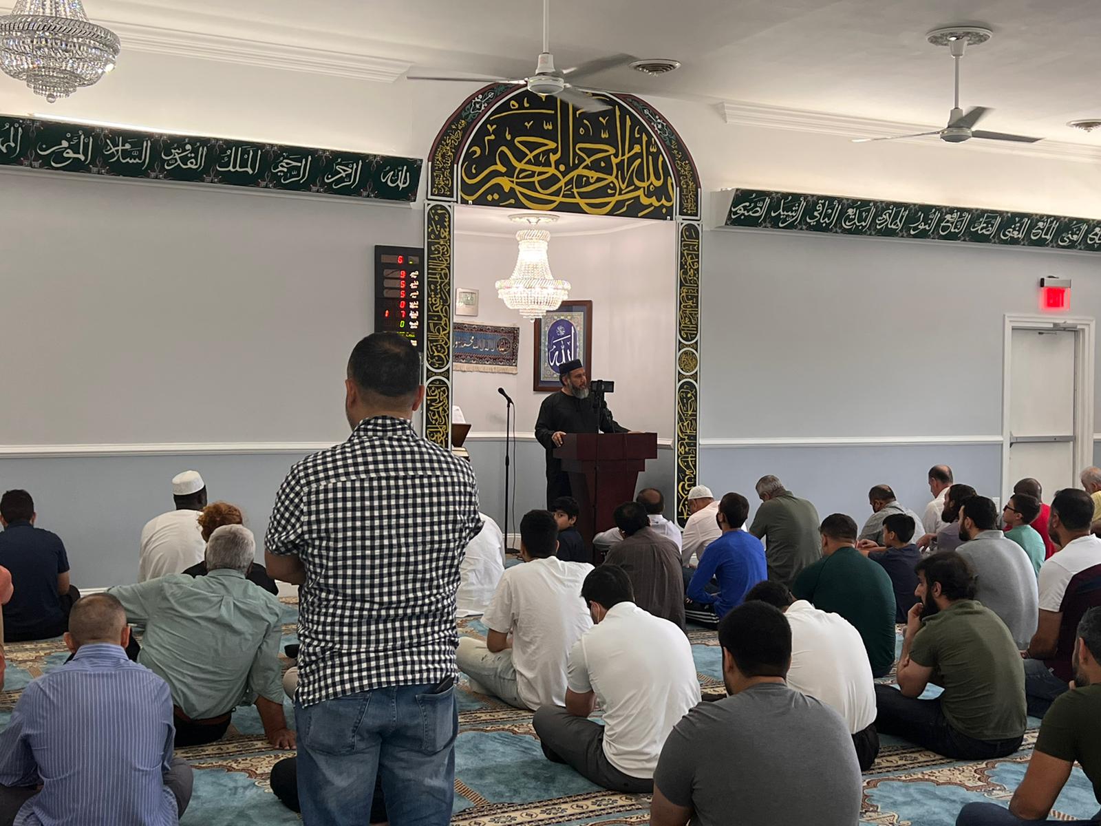 Islamic Association of Shenandoah Valley prayer hall in Harrisonburg, VA