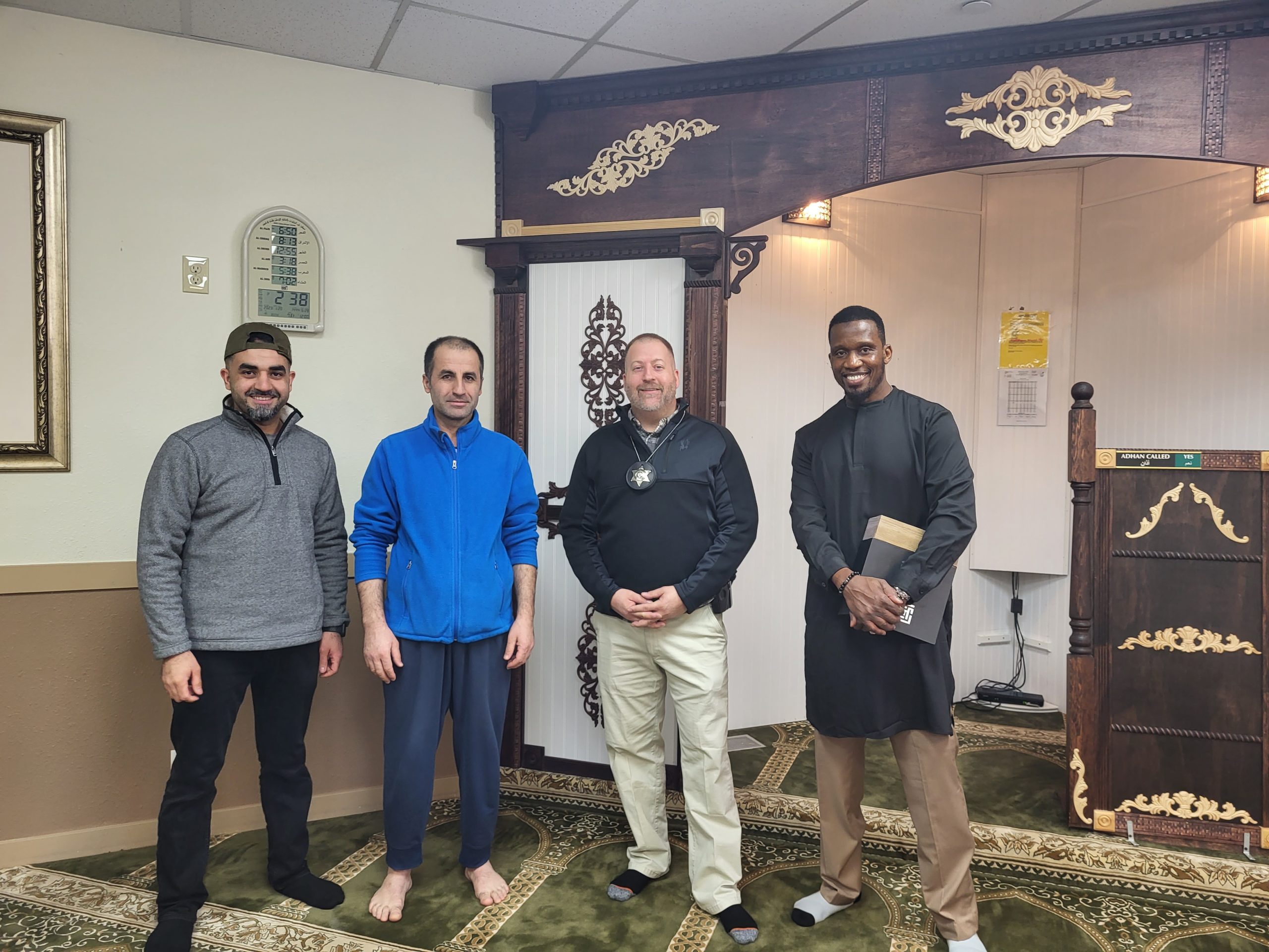 Islamic Center of Boise prayer-space photo from the official ICB website