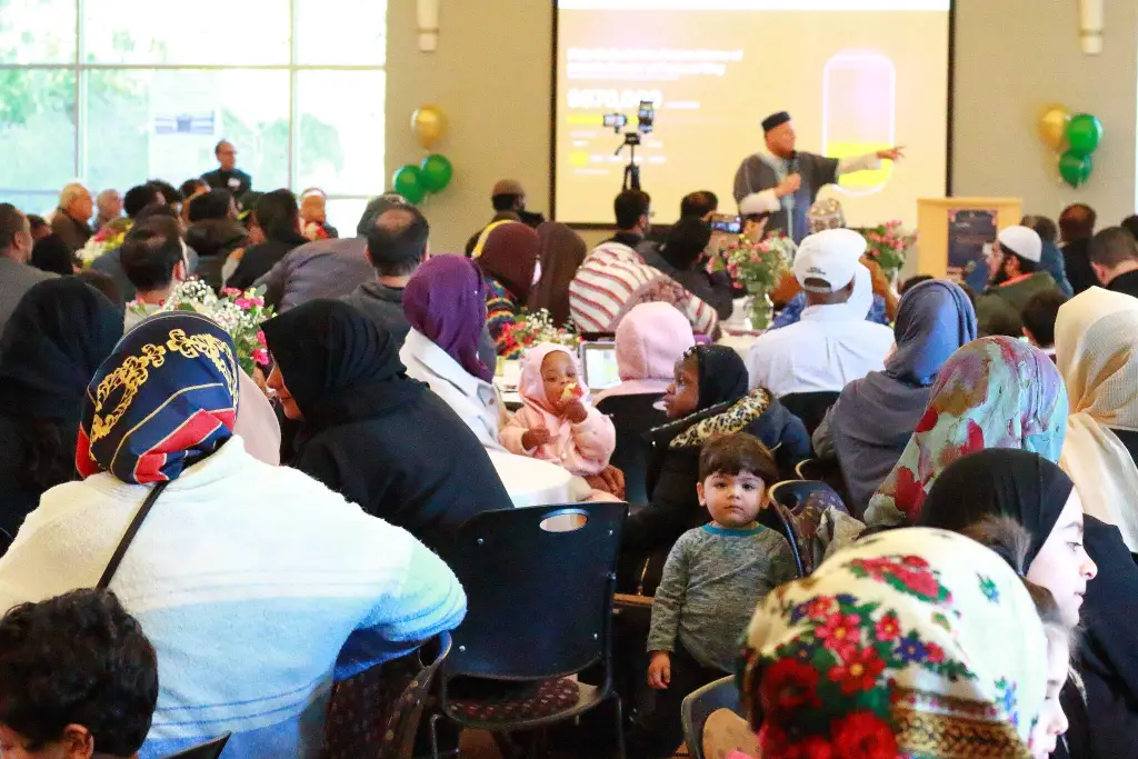 Islamic Community Center of Federal Way community fundraising gathering in Kent, Washington