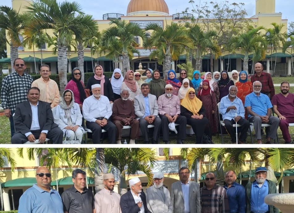 Islamic Center of Greater Miami community group outside the masjid