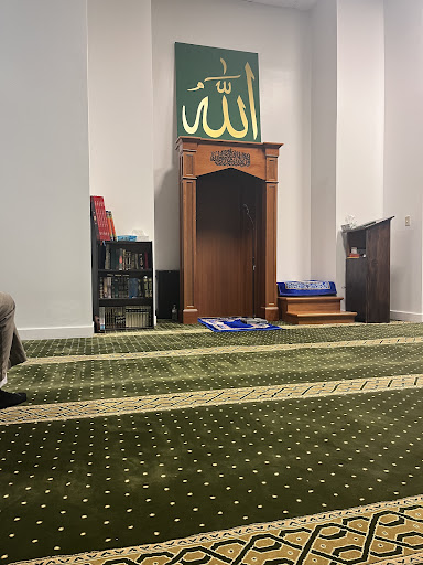 Prayer hall at Islamic Center of Henrico and Masjid Al-Falah