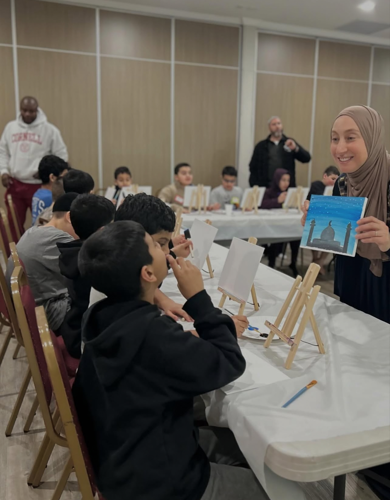 Islamic Center of Morris County youth art activity photo from the official ICMC site