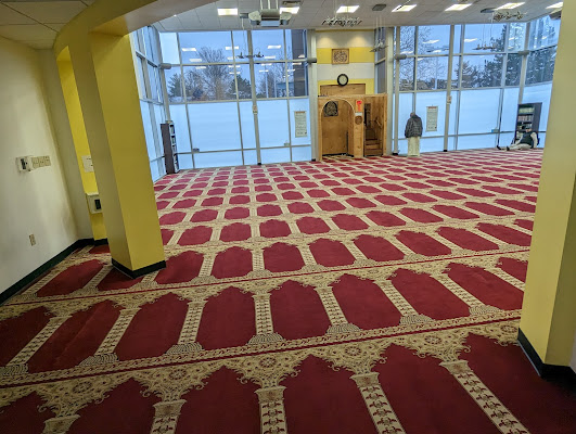 Prayer hall at Islamic Center of Northern Kentucky in Florence
