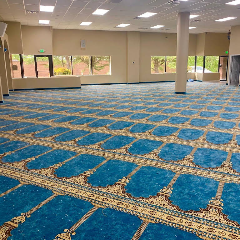 Prayer hall at Islamic Center of Owings Mills