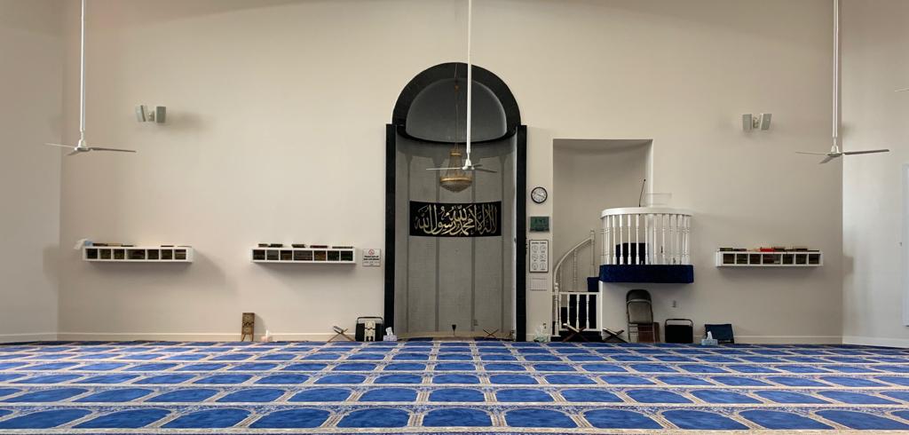 Islamic Center of San Diego prayer hall in San Diego, CA