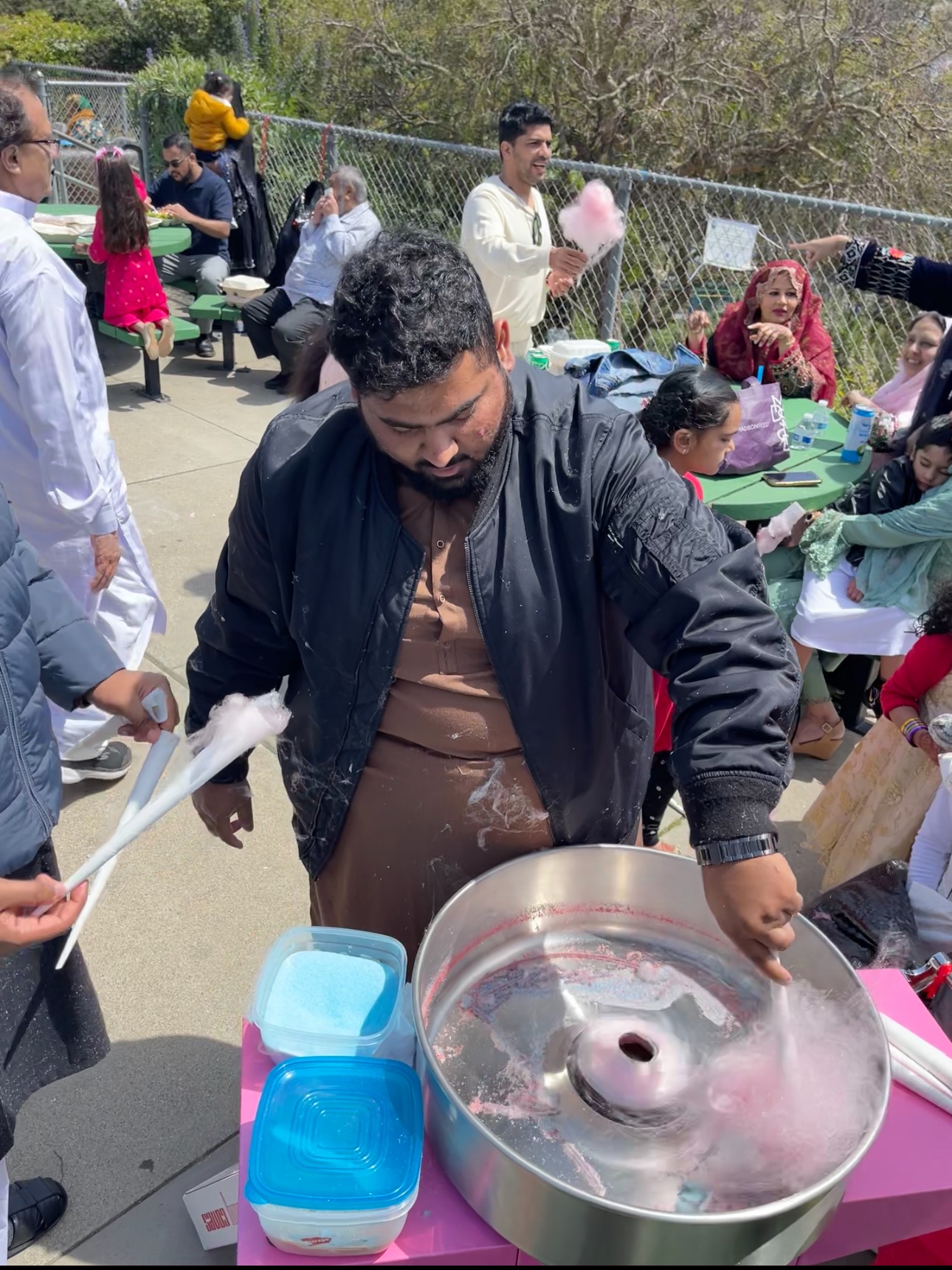 Islamic Center of San Francisco community gathering outdoors