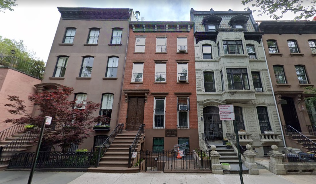 Brooklyn brownstone exterior of Islamic Mission of America Dawood Mosque