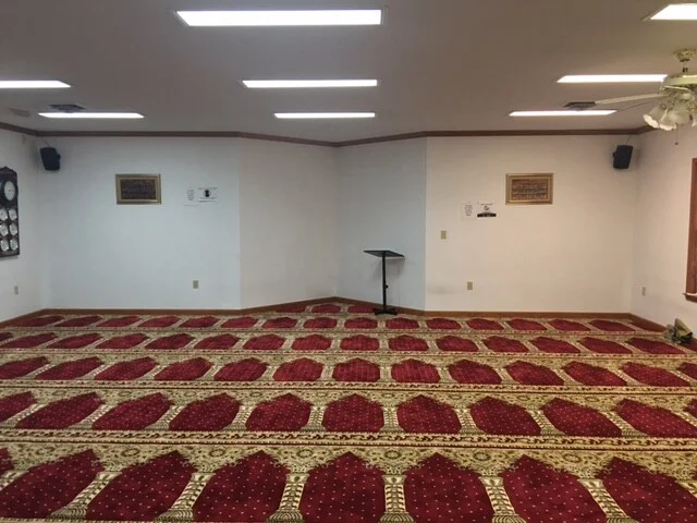 Islamic Society of The Carolinas prayer space in Hamlet, NC