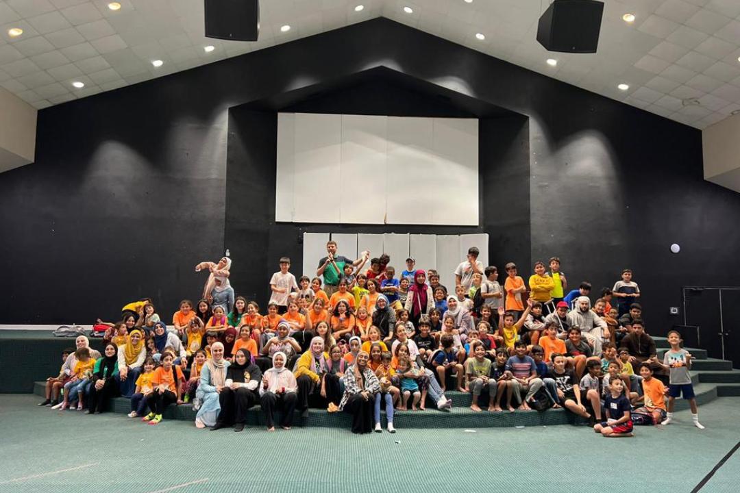 MAS Islamic Center of Dallas children and family program gathering inside the Richardson center