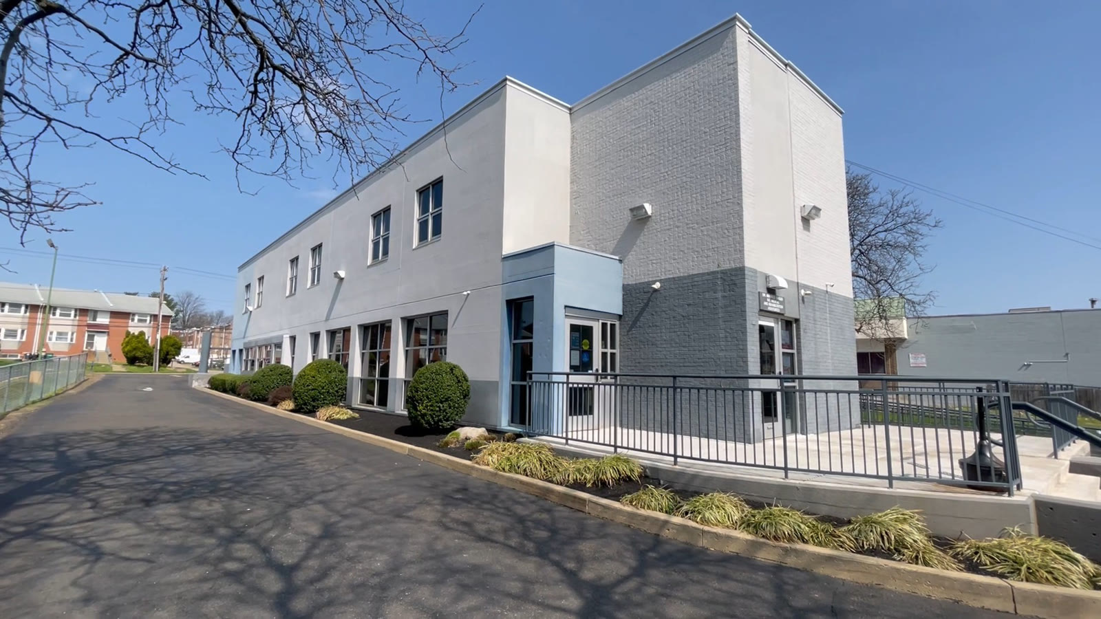 Masjid Al-Bukhari exterior on Bustleton Avenue in Philadelphia