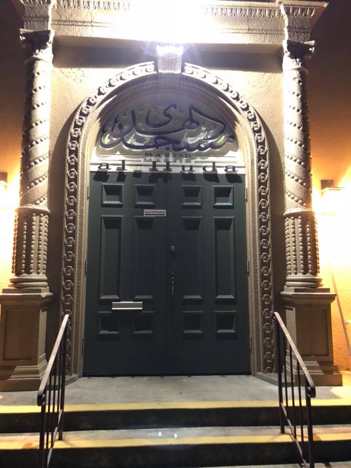 Entrance to Masjid Al-Huda in Union City