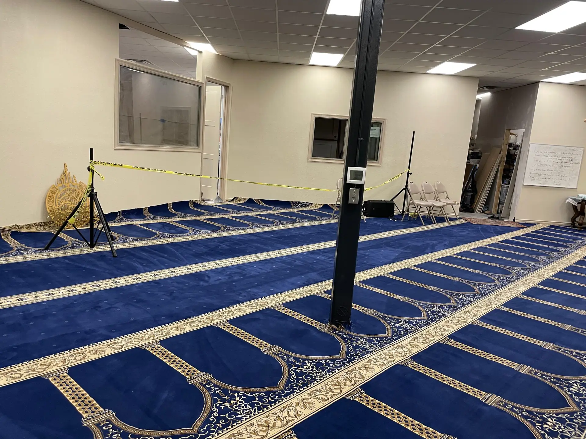 Masjid Al-Ikhlas prayer space in San Antonio, TX