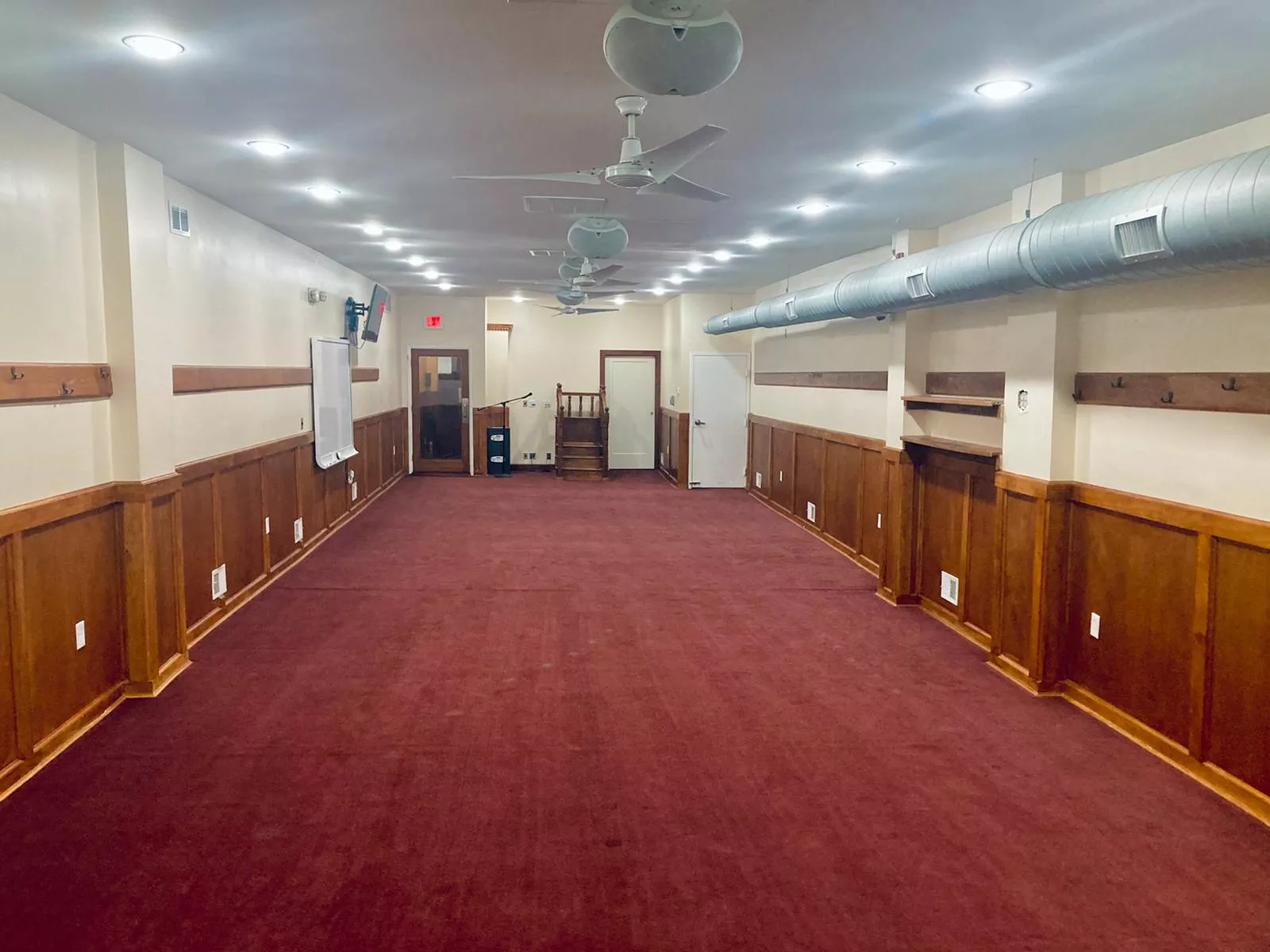 Germantown Masjid prayer space in Philadelphia
