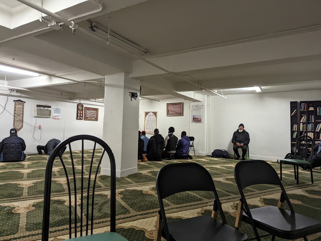 Masjid Awliyah of Allah worshippers inside the Manhattan prayer space