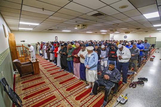 Masjid Muhammad prayer gathering in Atlantic City, NJ