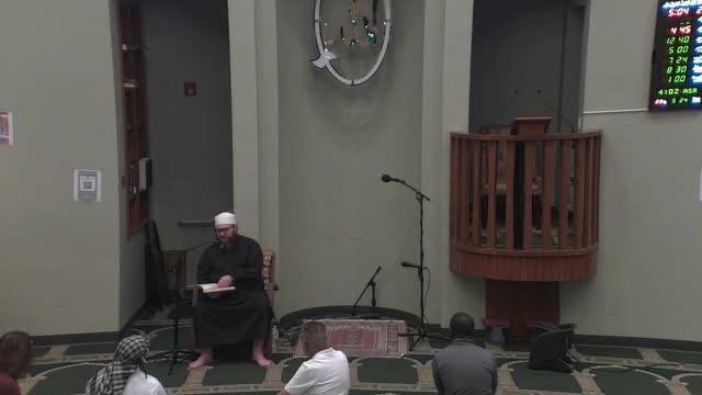 Muslim Community Center of Tucson indoor halaqah gathering in the prayer area
