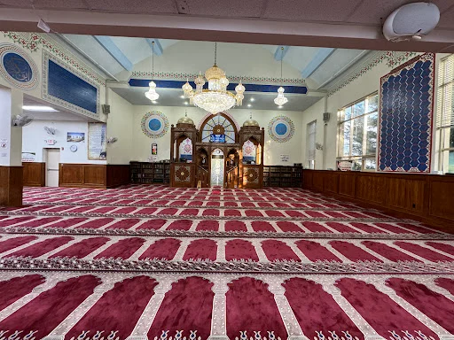 Omar Mosque prayer hall in Paterson, New Jersey