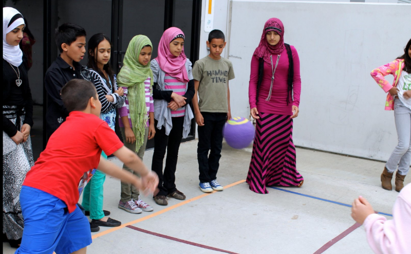 Peace Academy student activity in Redlands, CA