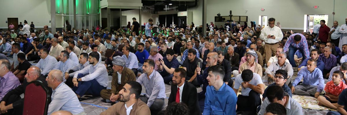 Large community gathering at Salahadeen Center of Nashville