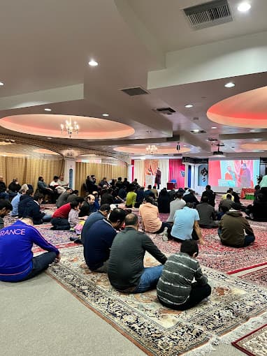 Interior community gathering at SABA Islamic Center
