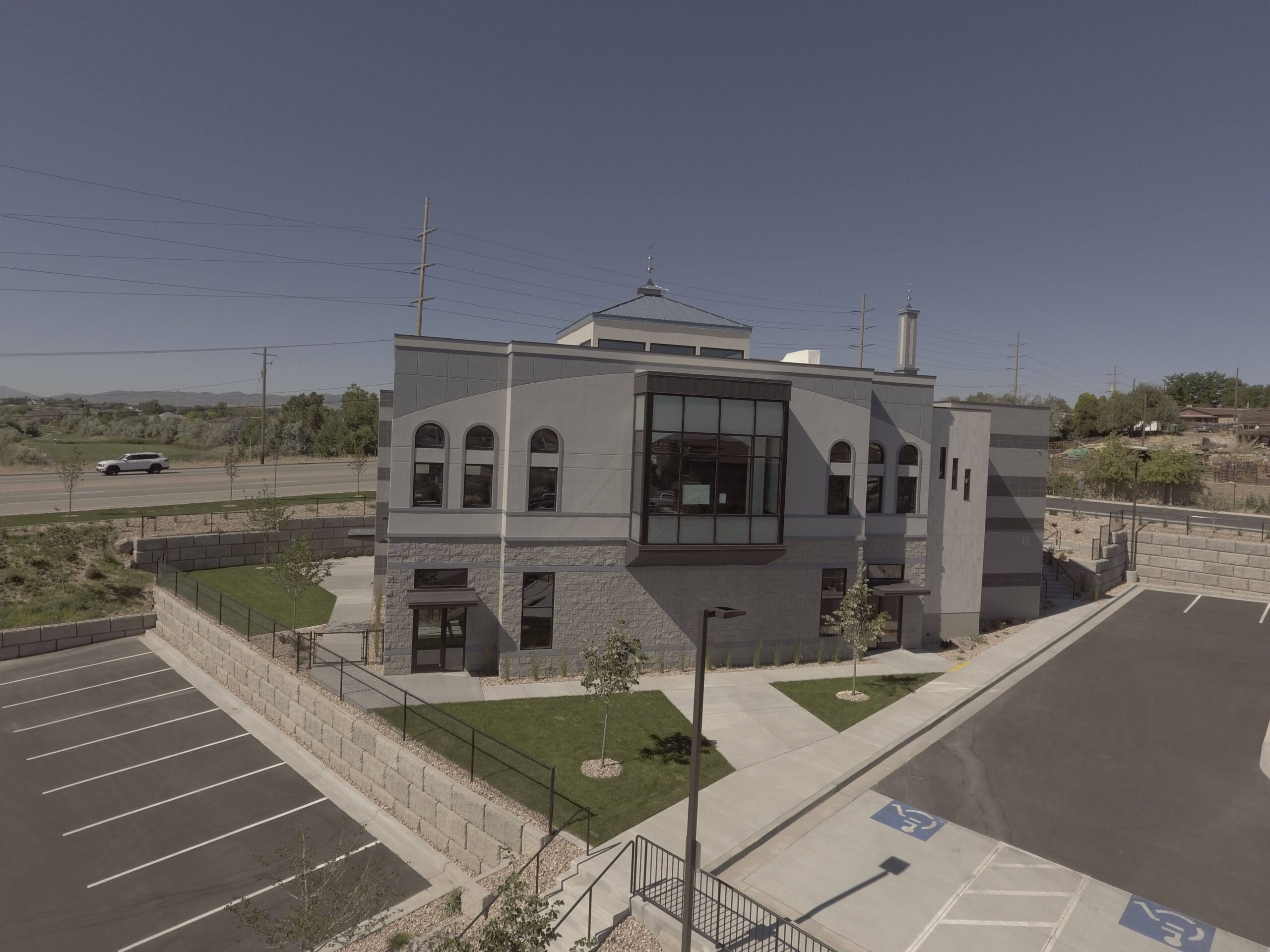 Utah Islamic Center building facade and entrance area