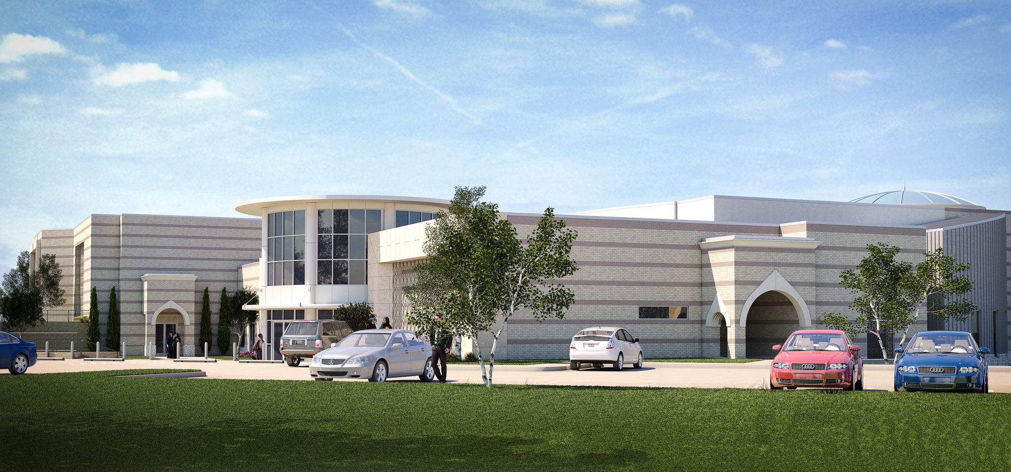 Valley Ranch Islamic Center exterior in Irving, Texas