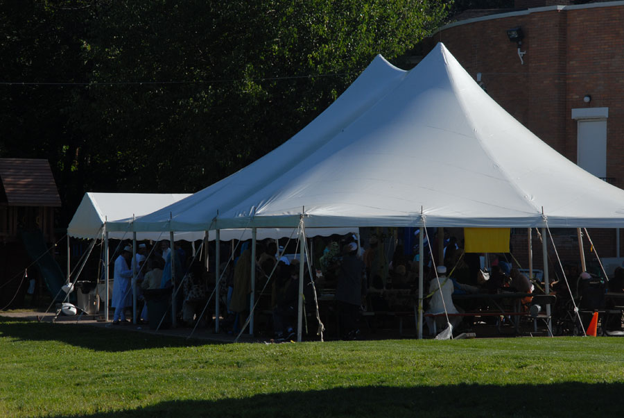 Westchester Muslim Center outdoor community gathering in Mount Vernon, NY