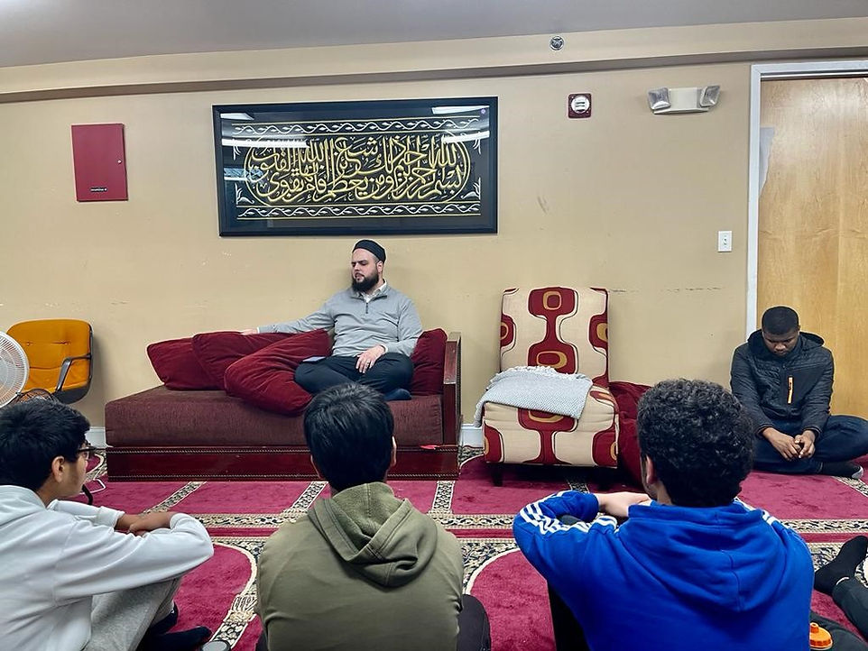 Worcester Islamic Center youth halaqah gathering